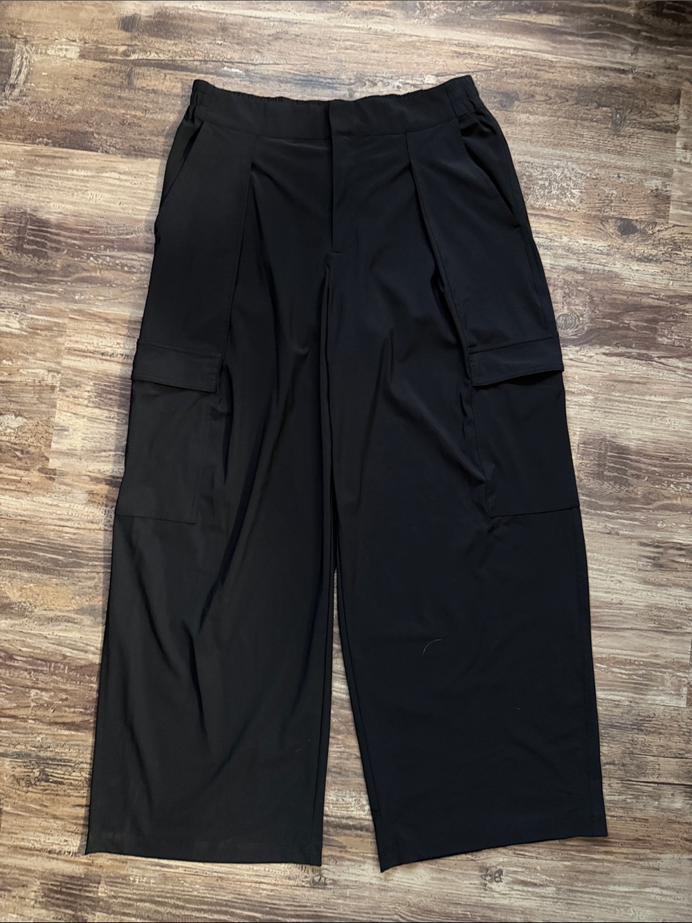 Athleta Pinnacle High Rise Cargo Trouser Black Size 12
